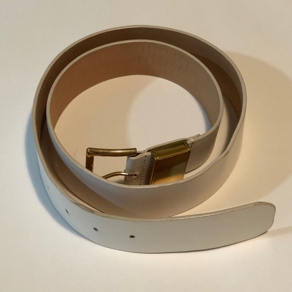 J. Crew White Genuine Leather Belt - Picture 4 of 7